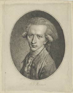アウグスト・ゴットリープ・マイスナー1753-1807の肖像、c。 1800。