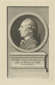 フランソワ＝アンドレ・ダニカン・フィリドールの肖像、1726～1795年頃。 1790年。 作： Gottlob August Liebe