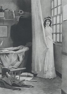 シャルロット・コルデー、1890年。 作： Goupil and Co