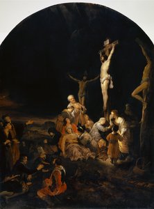 カルバリー、1649年（オーク材に油彩） 作： Govaert Flinck
