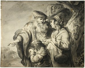 ハガルの追放 作： Govaert Flinck