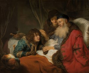 アイザックはジェイコブを祝福します。 1638年頃