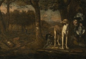 狩りの後 作： Govert Dircksz. Camphuysen