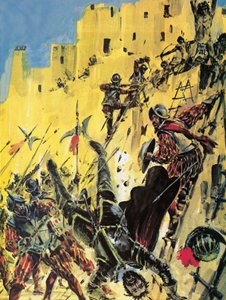 いわゆる黄金の七都市の一つを攻撃する 作： グラハム・コトン