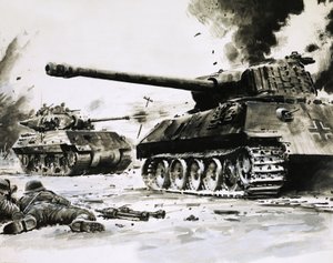 路上の戦車 作： グラハム・コトン
