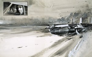 ミュンヘン空港でのBEAエリザベス機墜落事故 作： グラハム・コトン