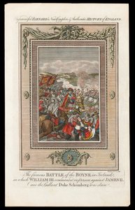 ？アイルランドでの有名なボイン川の戦い、1690年？ 作： Grainger