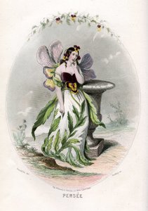 アニメの花」のイラストレーション 作： Grandville (1803 47)