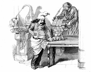 アンリ・フルニエによる小説『Un Autre Monde』の挿絵 作： Grandville (1803 47)