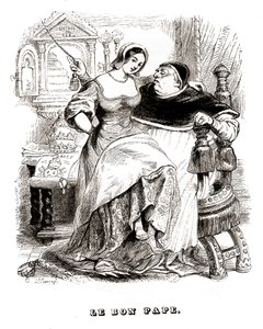 良きローマ法王時間 作： Grandville (1803 47)