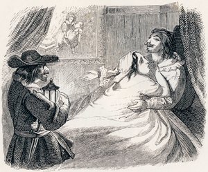夫と妻と盗人（Le mari, la femme et le voleur） - La Fontaineの寓話 作： Grandville