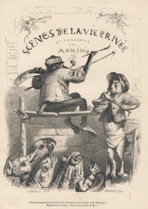 フランス国内外の壁の一般的なバディゲノグラフィー。JJ Granvilleによるイラスト入りのヴィネット。動物の私的・公的生活の情景」のPJ Stahlが書いた "Resume parlementaire "と題されたプロローグにBreviereのサインが入ったエングレーヴィングがあります。 作： Grandville