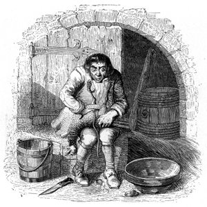 卵の卵：ラ・フォンテーヌの寓話（挿絵：グランヴィル）。 作： Grandville (1803 47)