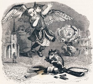 不実な預金者 - La Fontaineの寓話 作： Grandville