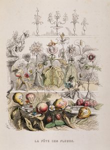 花の祭典 - グランビルの絵 作： Grandville