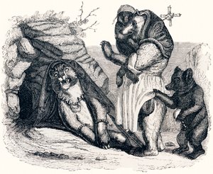 獅子舞と熊（La lionne et l