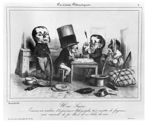 発作、1840年頃 作： Grandville
