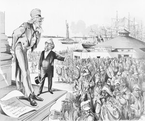 責任の所在、1891年（クロモリソグラフ） 作： Grant E. Hamilton