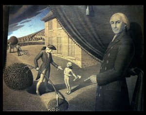 パーソンウィームの寓話 作： Grant Wood