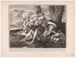 アルミダのリナルド 作： Gérard Audran (attributed to)