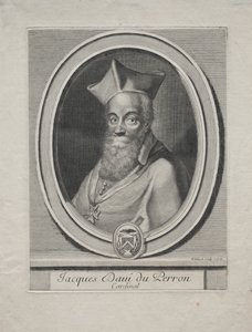 ジャック・デービー・デュペロン枢機卿 作： Gérard Edelinck