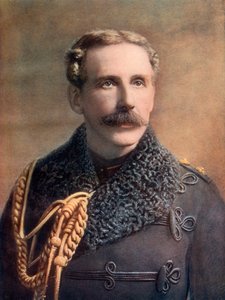 王立カナダ歩兵連隊を指揮する WD オッター中佐、南アフリカ、1902 年。