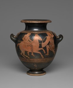 アッティカ赤像式スタムノ、紀元前440〜430年（セラミック）（342002も参照） 作： Greek