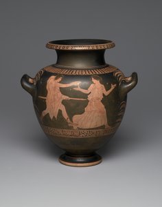 アッティカ赤像式スタムノ、紀元前440-430年（セラミック）（342003も参照）