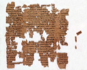西暦200年頃のギリシャの科学パピルス。