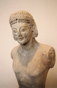 ランピン・ライダー 大理石製騎馬像 紀元前550年頃 ギリシア文明 紀元前6世紀 詳細 作： Greek