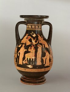 赤像式Pelike、紀元前350年頃（セラミック） 作： Greek