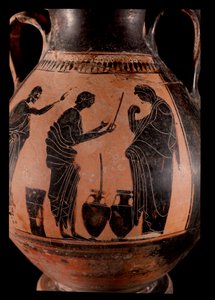 オイルセラー（テラコッタの花瓶 作： Greek