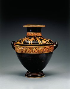屋根裏の赤像式カルピス、紀元前470〜460年頃 作： Greek School