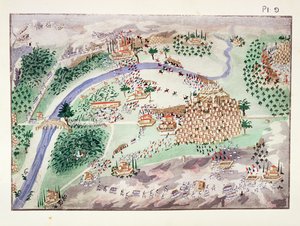 アルタでの城塞の戦い、プレート9、マクリヤンニス将軍によるギリシャ独立戦争の絵画史 作： Greek School