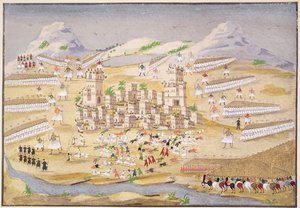 テーベ周辺の戦い、プレート22ギリシャ独立戦争の歴史からマクリヤンニス将軍 作： Greek School