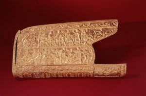 浮き彫りの装飾が施されたGorytus、紀元前4世紀〜5世紀初頭 作： Greek School