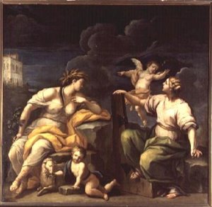 海事科学と農業（パネル 作： Gregorio Lazzarini