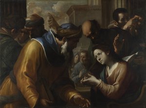 医師と争うキリスト、1660年代 作： Gregorio Preti