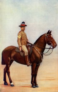 「ニュー サウス ウェールズ ランサーズの軍曹」、1900 年。 作： Gregory and Co