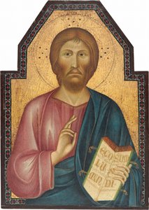 キリストの祝福、c。 1310年。 作： Grifo di Tancredi