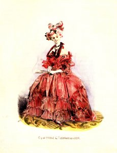 キャサリンフォンティーセンハウゼン伯爵夫人の肖像1803-1888、1830年代 作： Grigori Grigorevich Gagarin