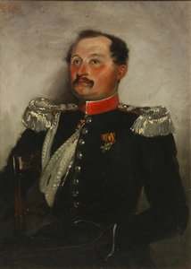 ニコライ・ペトロヴィッチ・コリバキンの肖像1811-1868、1849 作： Grigori Grigorevich Gagarin