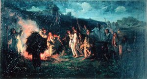 結婚式前の式典、1876 作： Grigori Grigorievich Mjasoedov