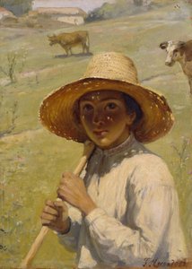 シェパードボーイ、1909年 作： Grigori Grigorievich Mjasoedov