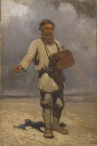 種まき、1888 作： Grigori Grigorievich Mjasoedov