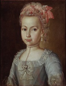 アンナ・レールモントヴァの肖像、1776年 作： Grigory Ostrovsky