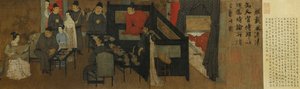 night revels of Han ξin (detail) by GU hong 作： Gu Hongzhong (after)