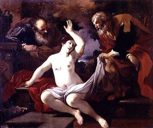 スザンナと長老たち 作： Guercino