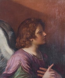 大天使ガブリエル 作： Guercino (1591 1666)