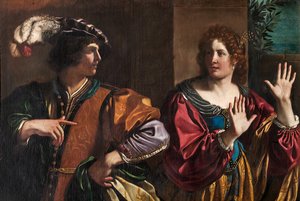 アムノンとタマル 作： Guercino